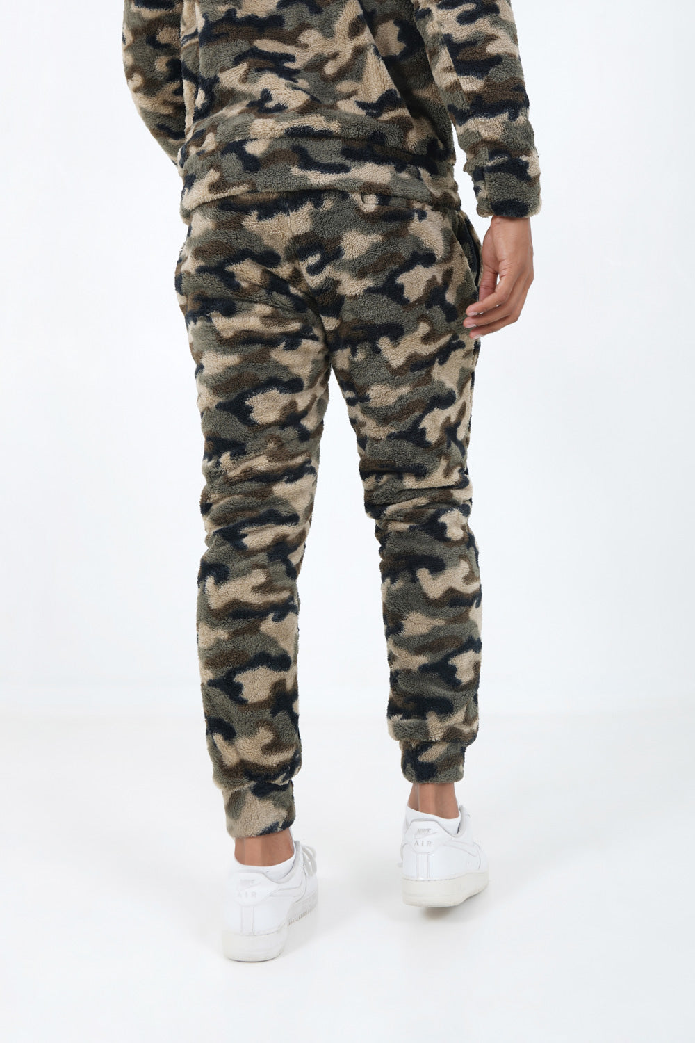 Sixth June - Pantalon camouflage polaire Vert kaki