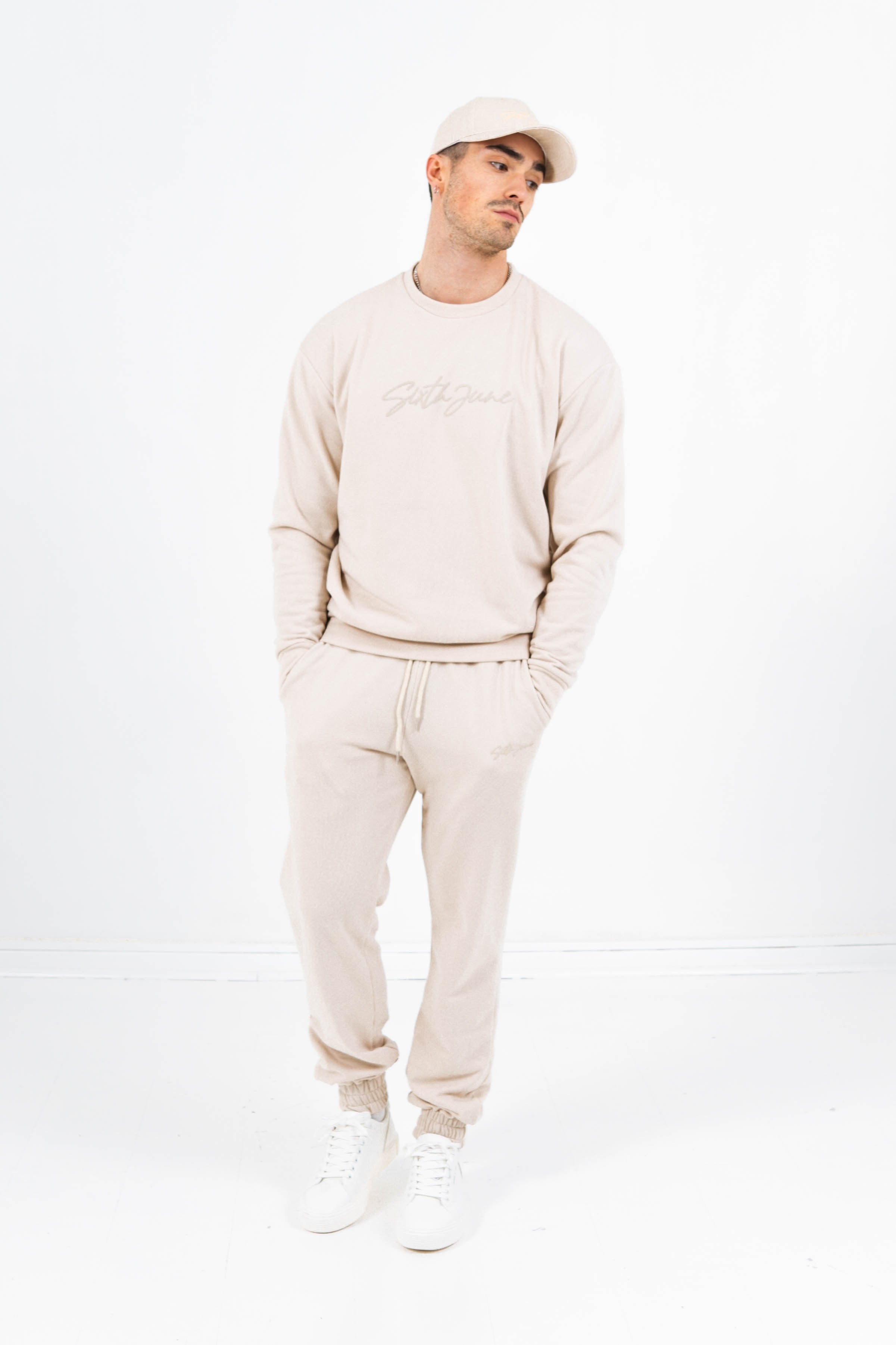 Sixth June - Jogging logo signature Beige