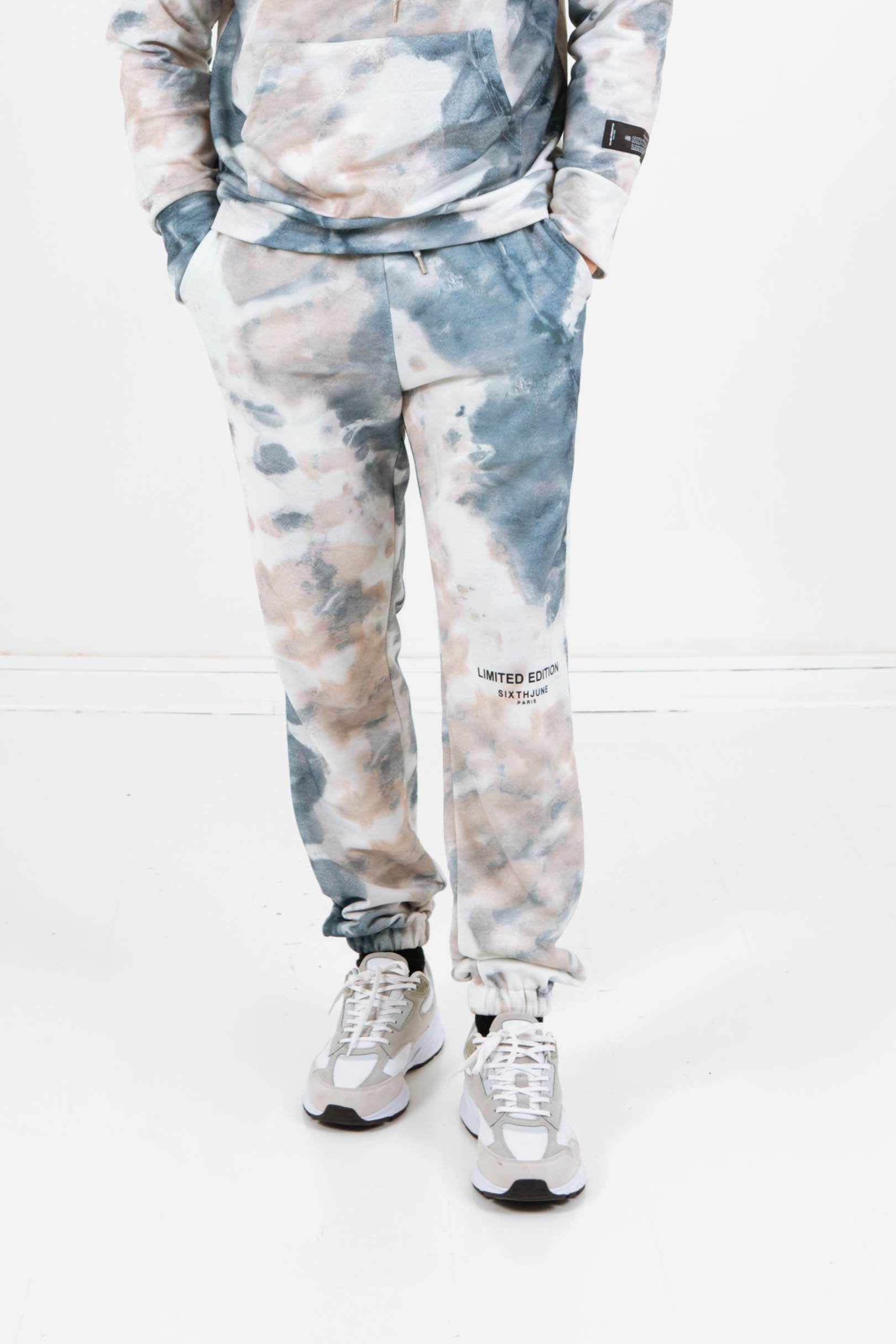 Sixth June - Jogging tie dye Limited Edition Bleu clair