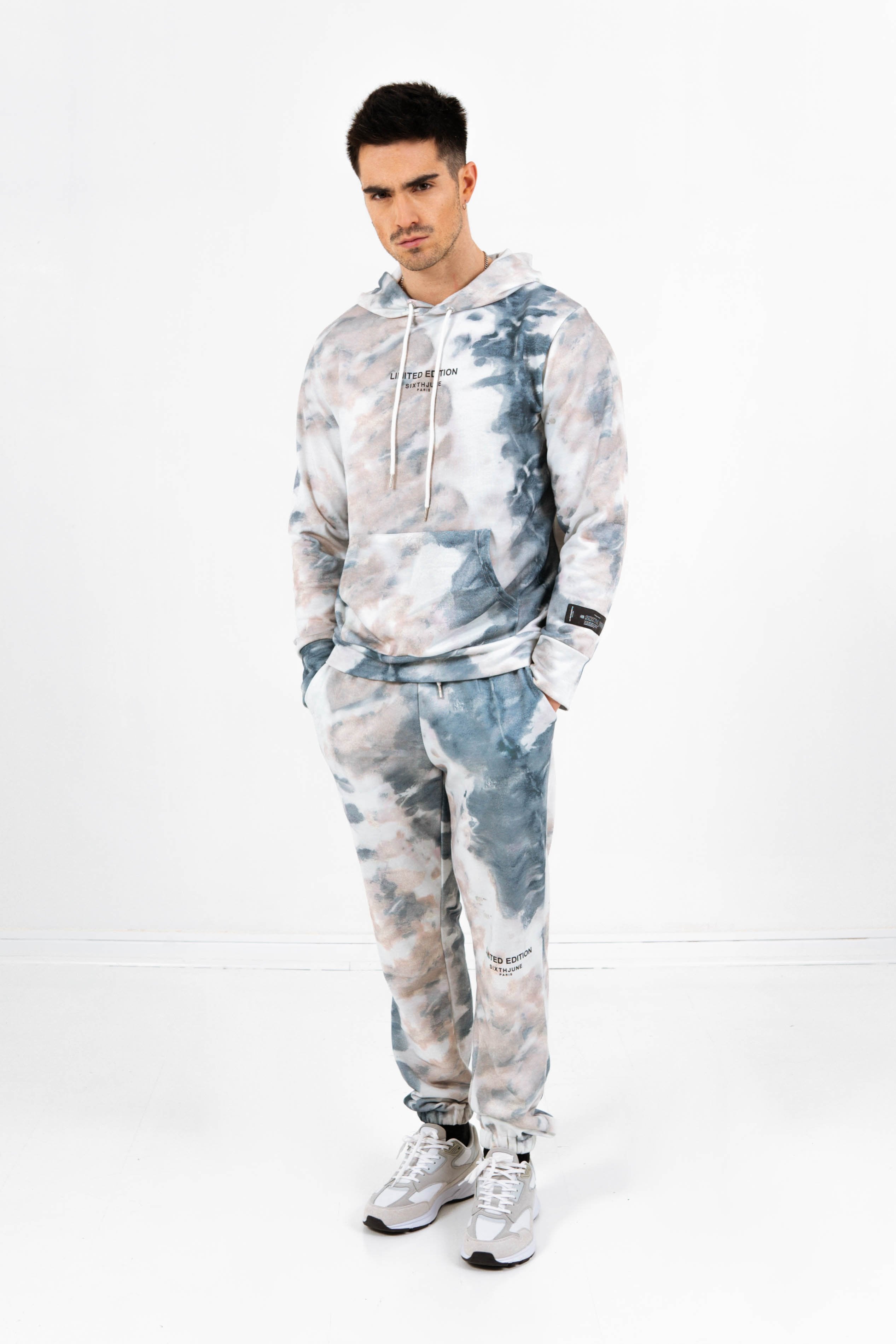 Sixth June - Jogging tie dye Limited Edition Bleu clair
