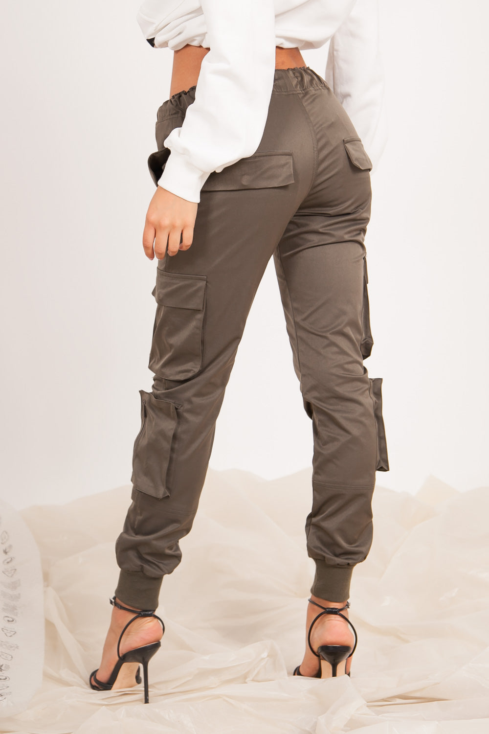 Sixth June - Pantalon cargo zip kaki