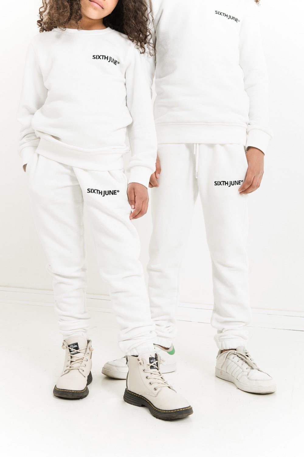 Sixth June - Jogging soft logo brodé junior Blanc