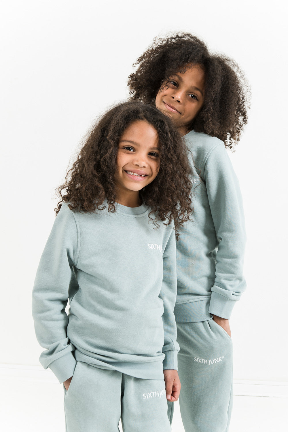 Sixth June - Jogging soft logo brodé junior Bleu