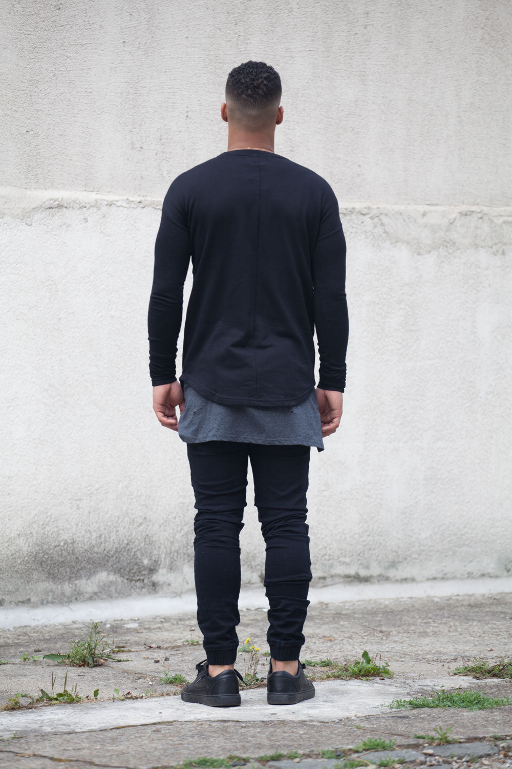 Sixth June - T-shirt patchs noir 1858C