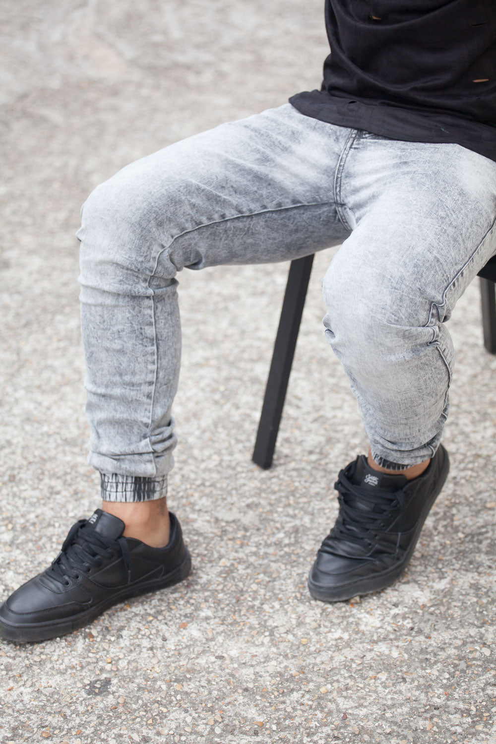 Sixth June - Jean délavé gris M1911HDE