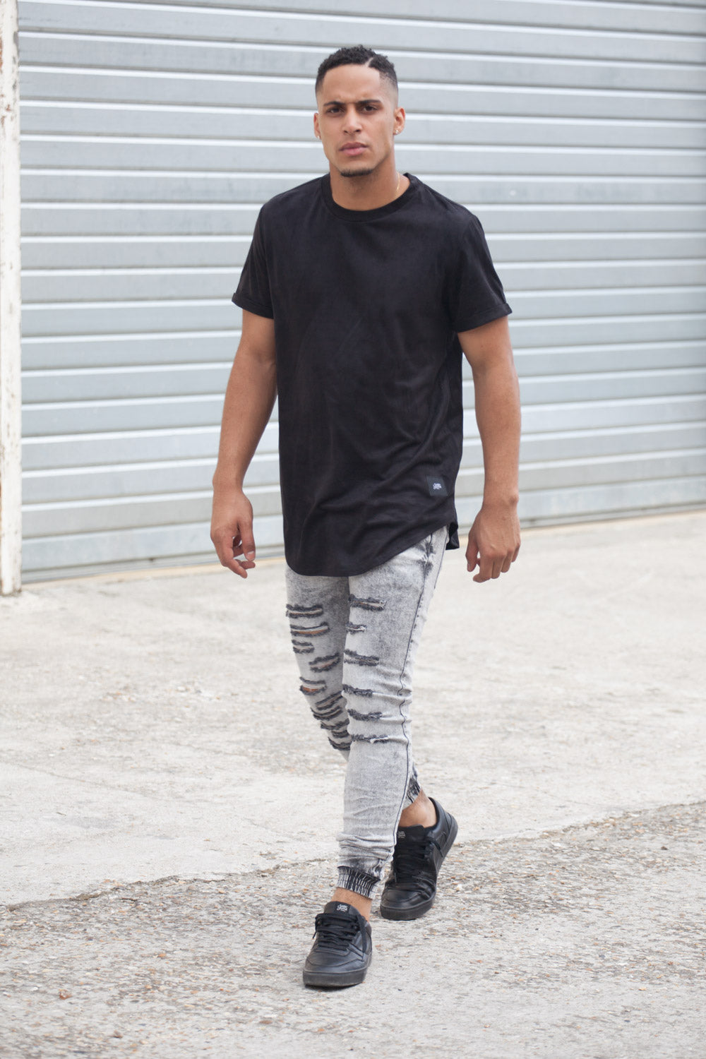 Sixth June - Jean destroy délavé gris M1921HDE