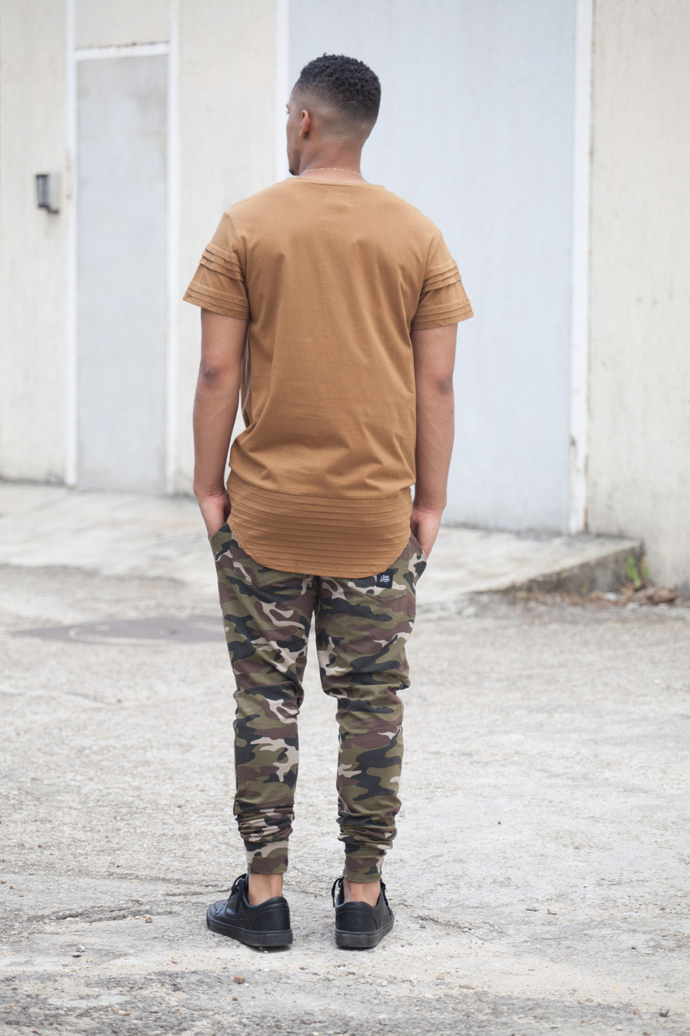 Sixth June - T-shirt bandes relief camel 2125C