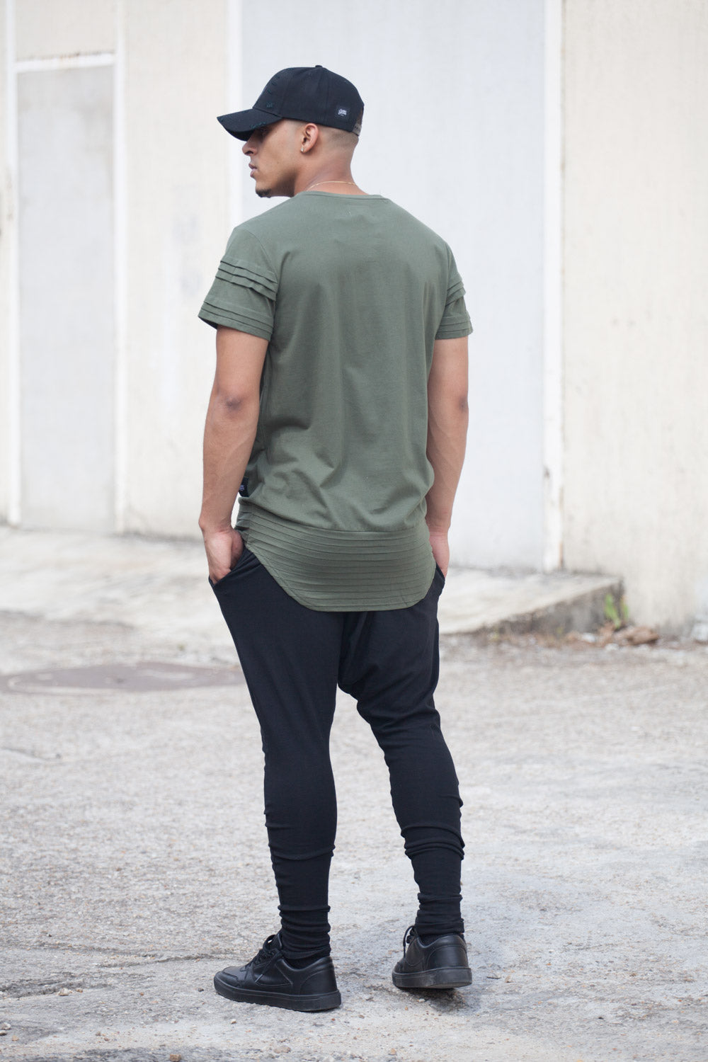 Sixth June - T-shirt bandes relief kaki 2125C