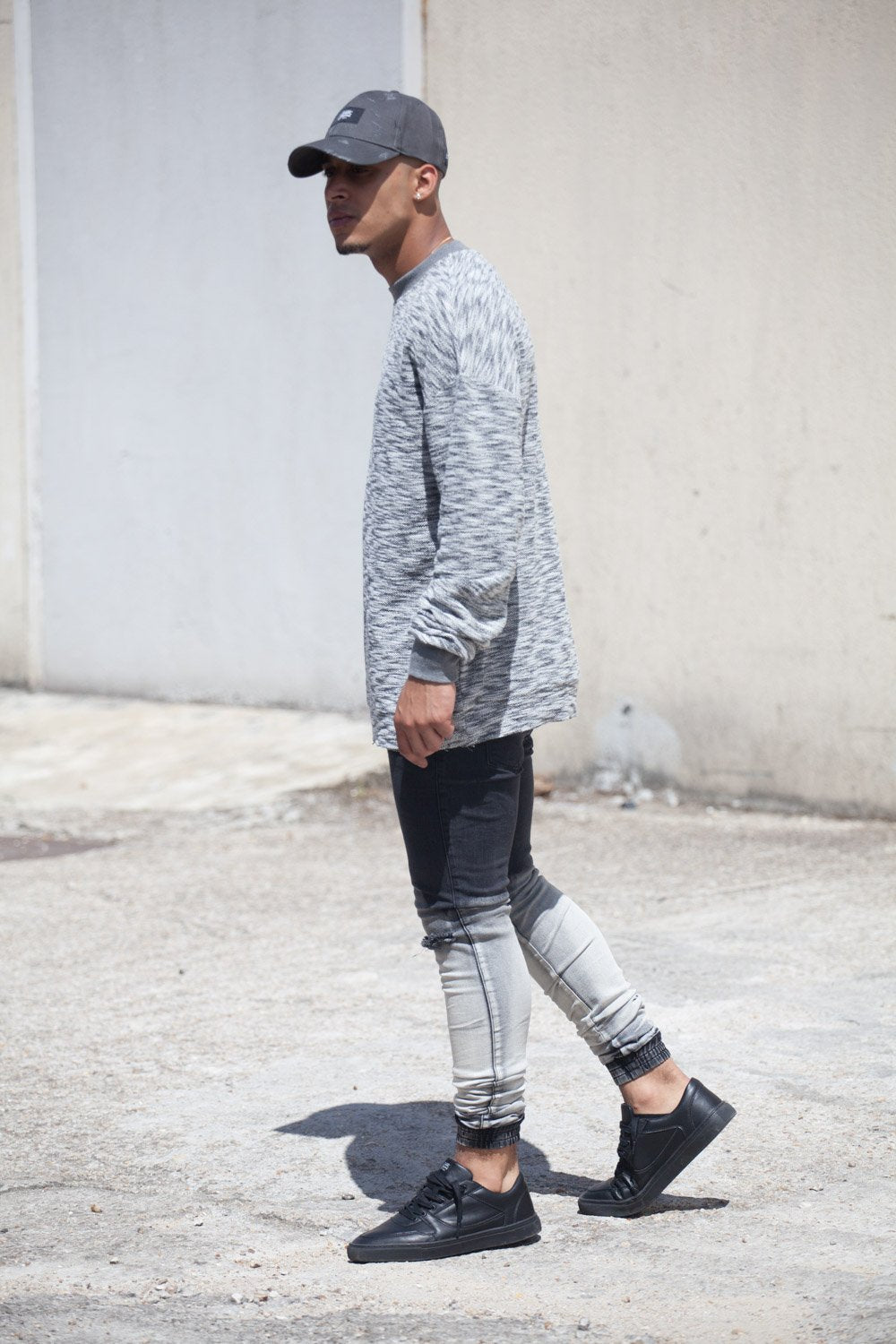 Sweat-Shirt Heather Basic Grey M2209Psw