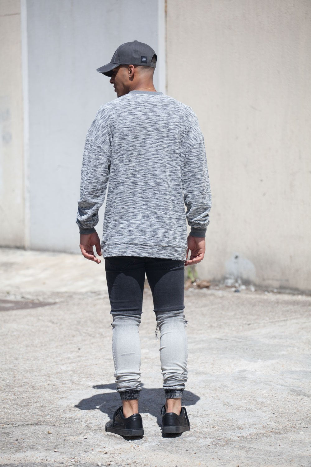 Sweat-Shirt Heather Basic Grey M2209Psw