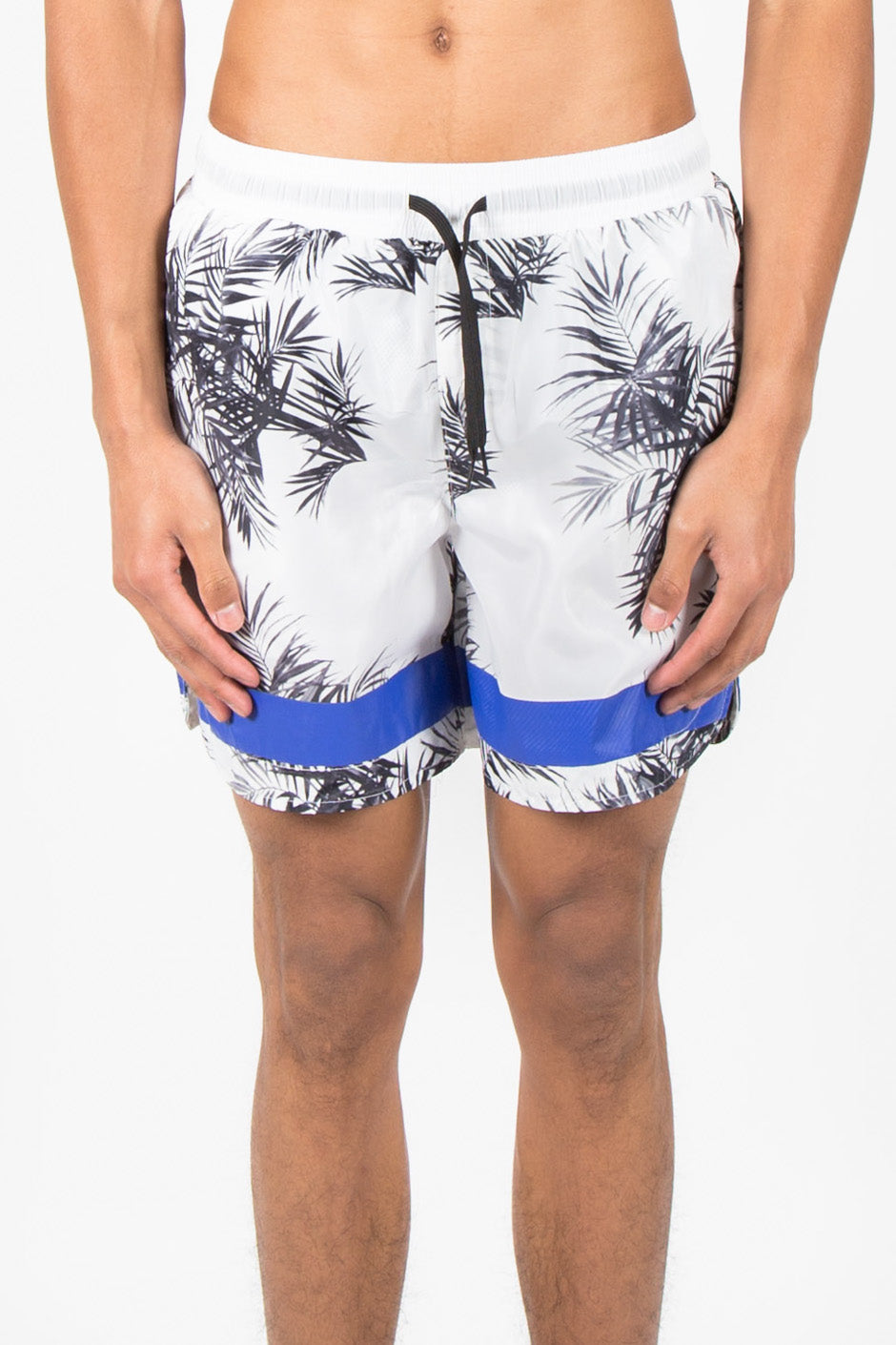 Sixth June - Short de bain tropical blanc 1625C