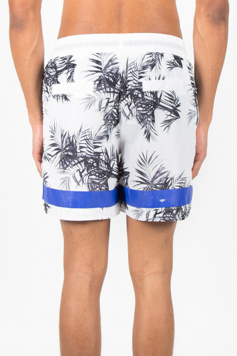 Sixth June - Short de bain tropical blanc 1625C