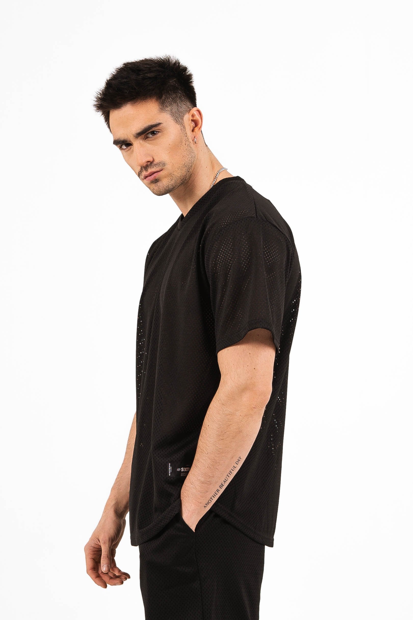 Sixth June - Maillot mesh logo Noir