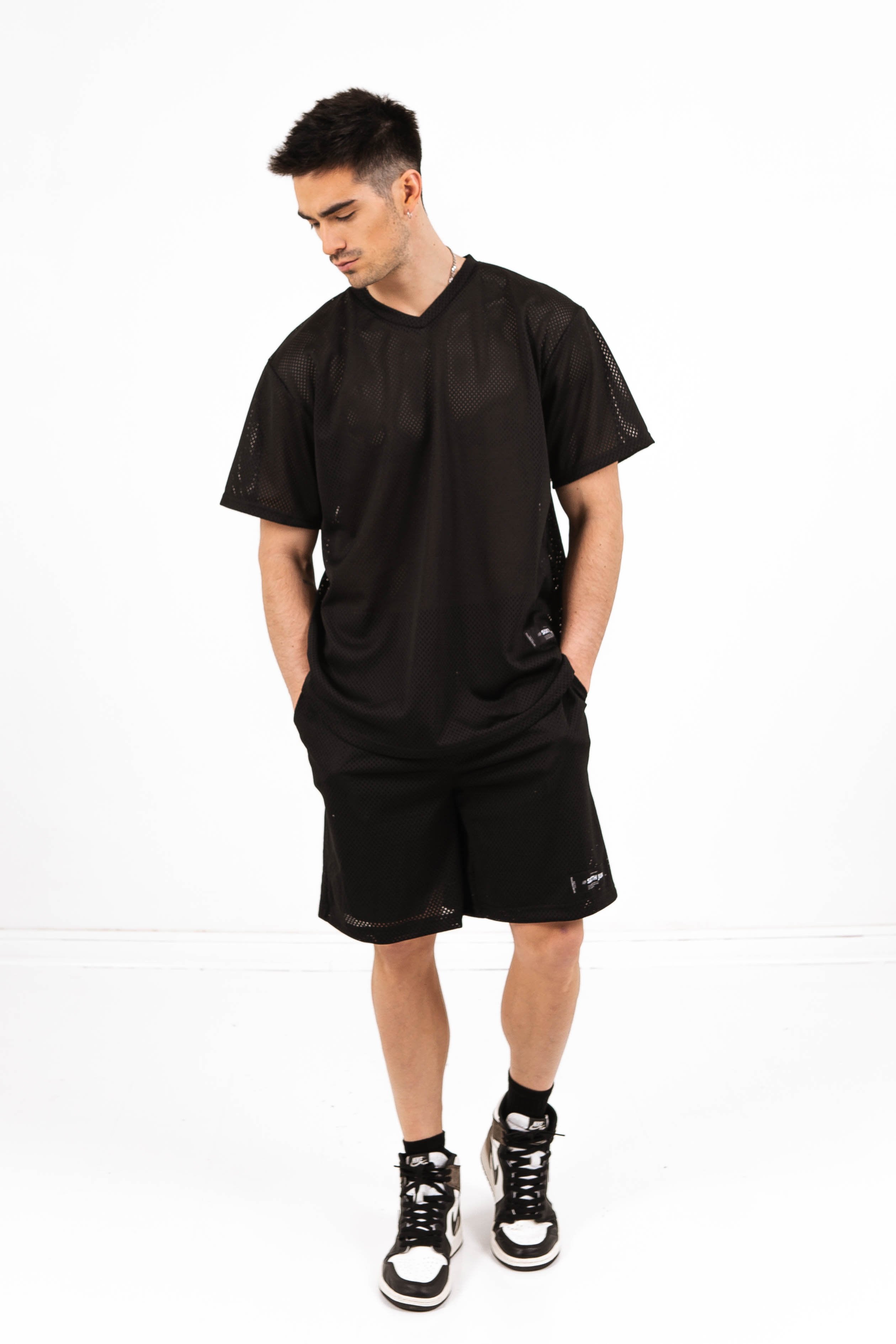 Sixth June - Maillot mesh logo Noir