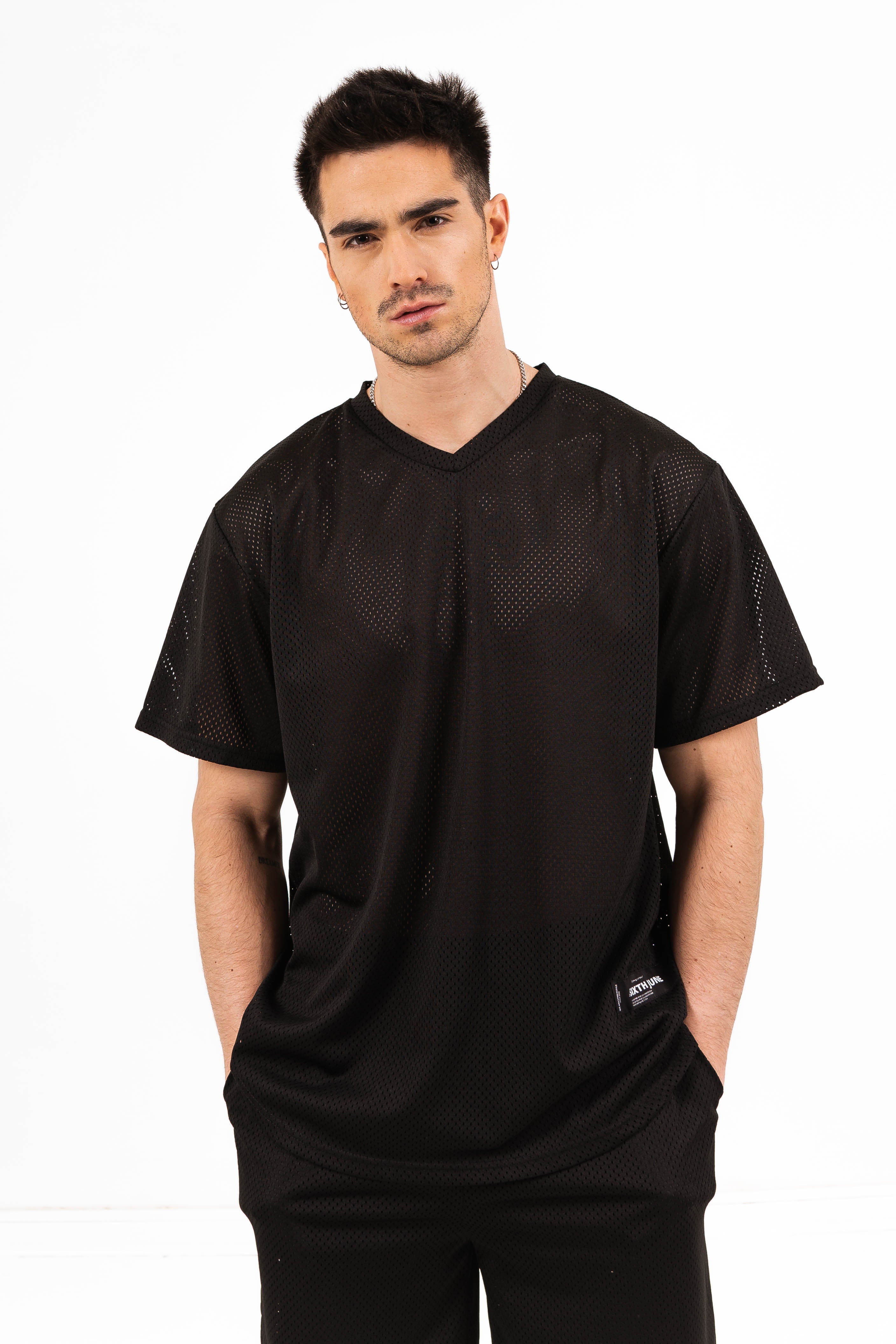 Sixth June - Maillot mesh logo Noir