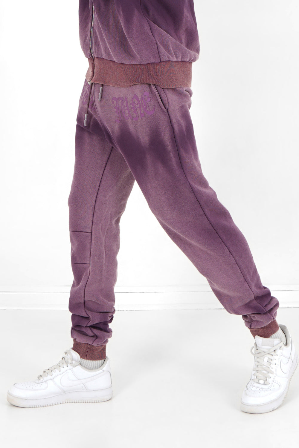 Sixth June - Jogging effet délavé Violet foncé