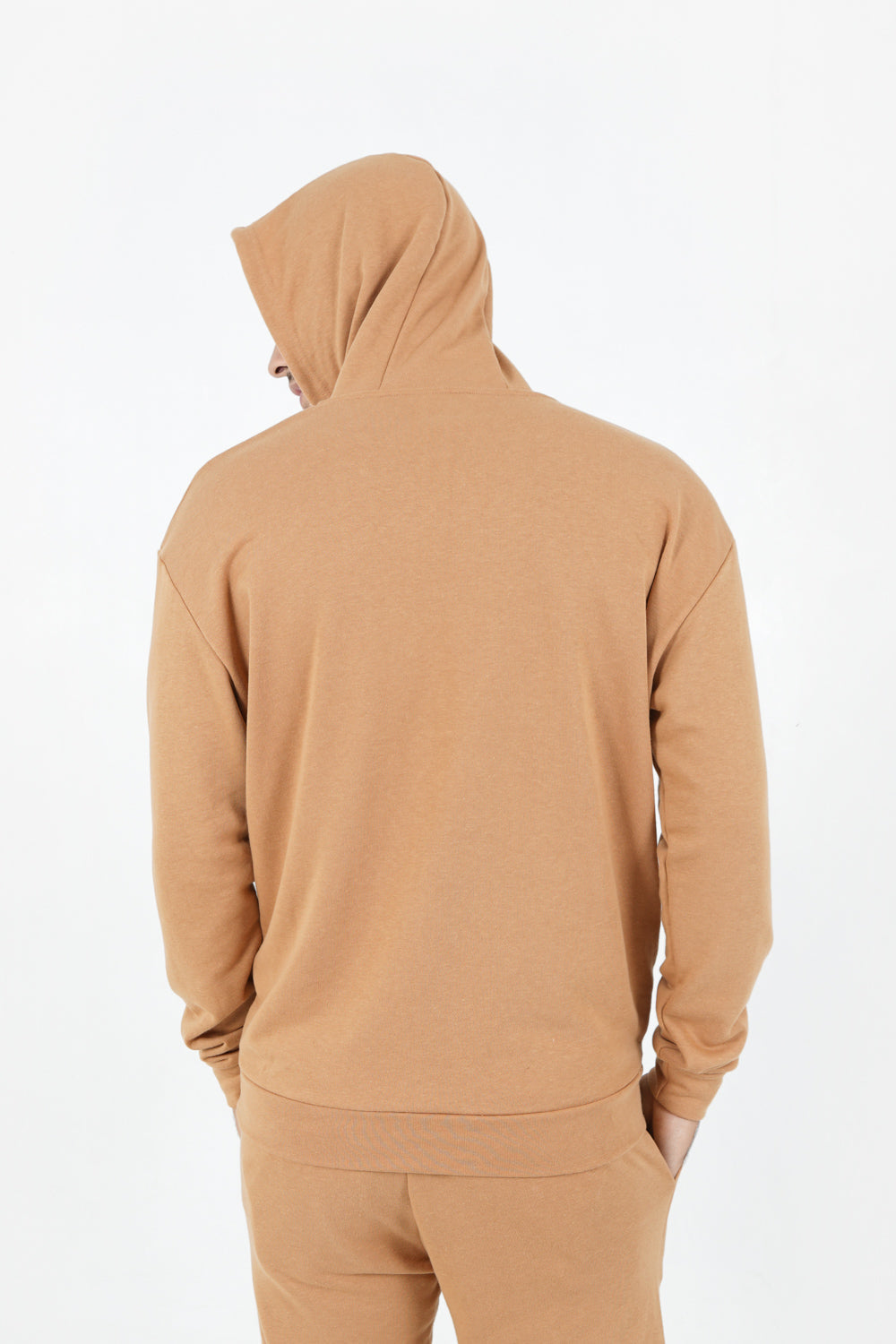 Sixth June - Sweat capuche logo signature Marron clair