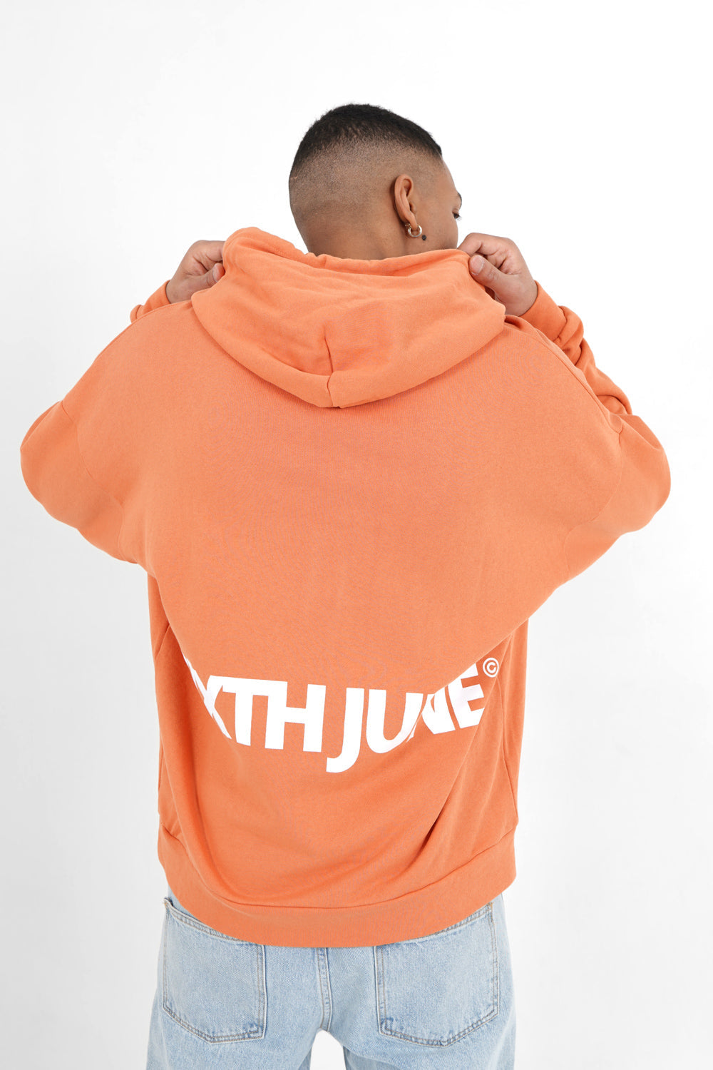 Sixth June - Sweatshirt grand logo Orange foncé