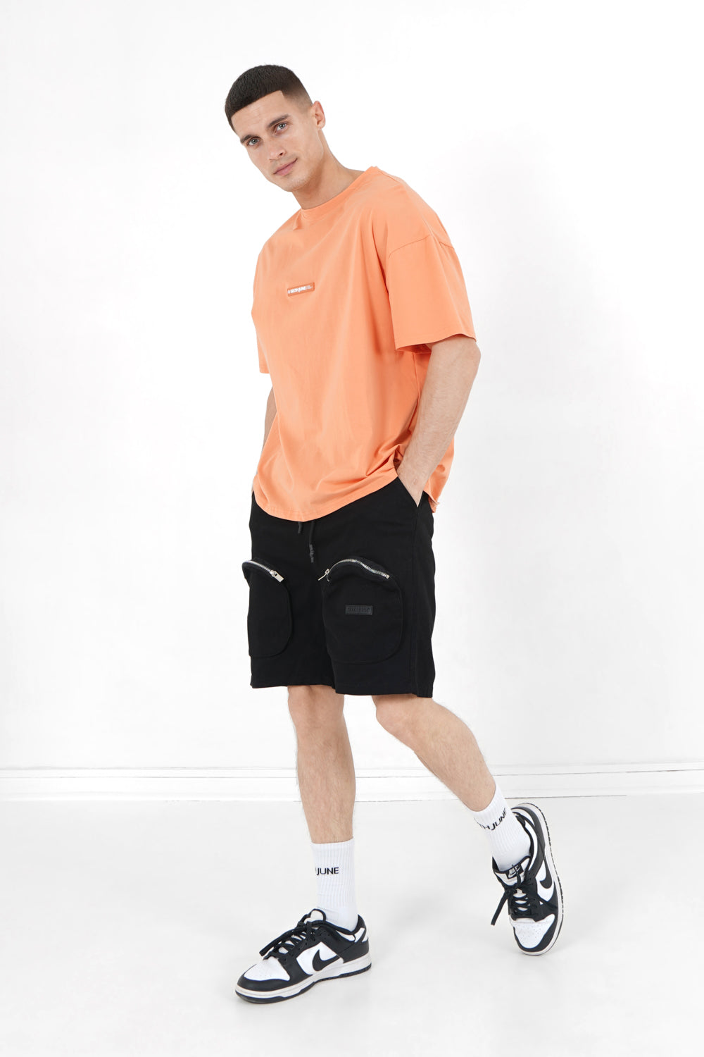 Sixth June - T-shirt grand logo Orange