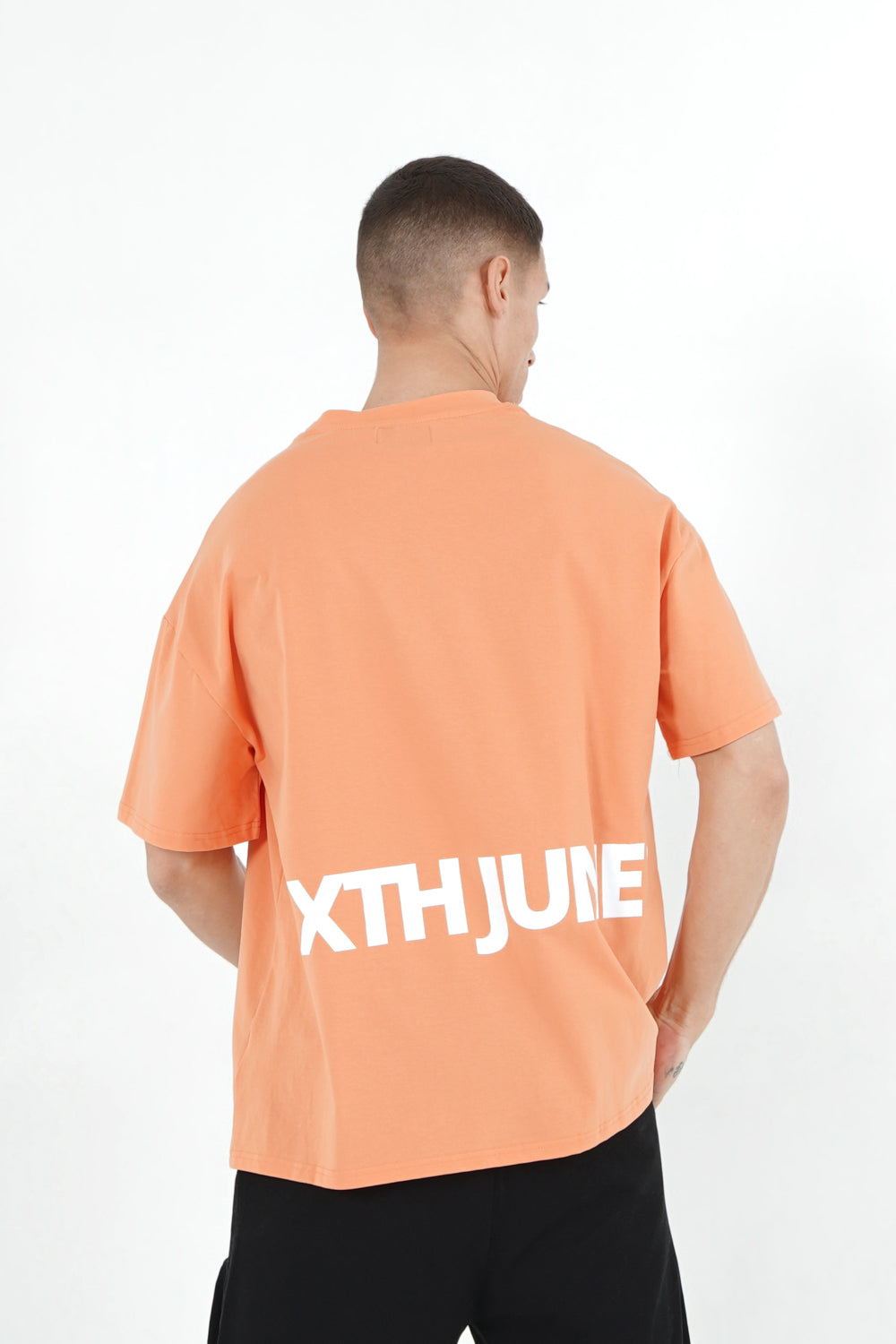 Sixth June - T-shirt grand logo Orange