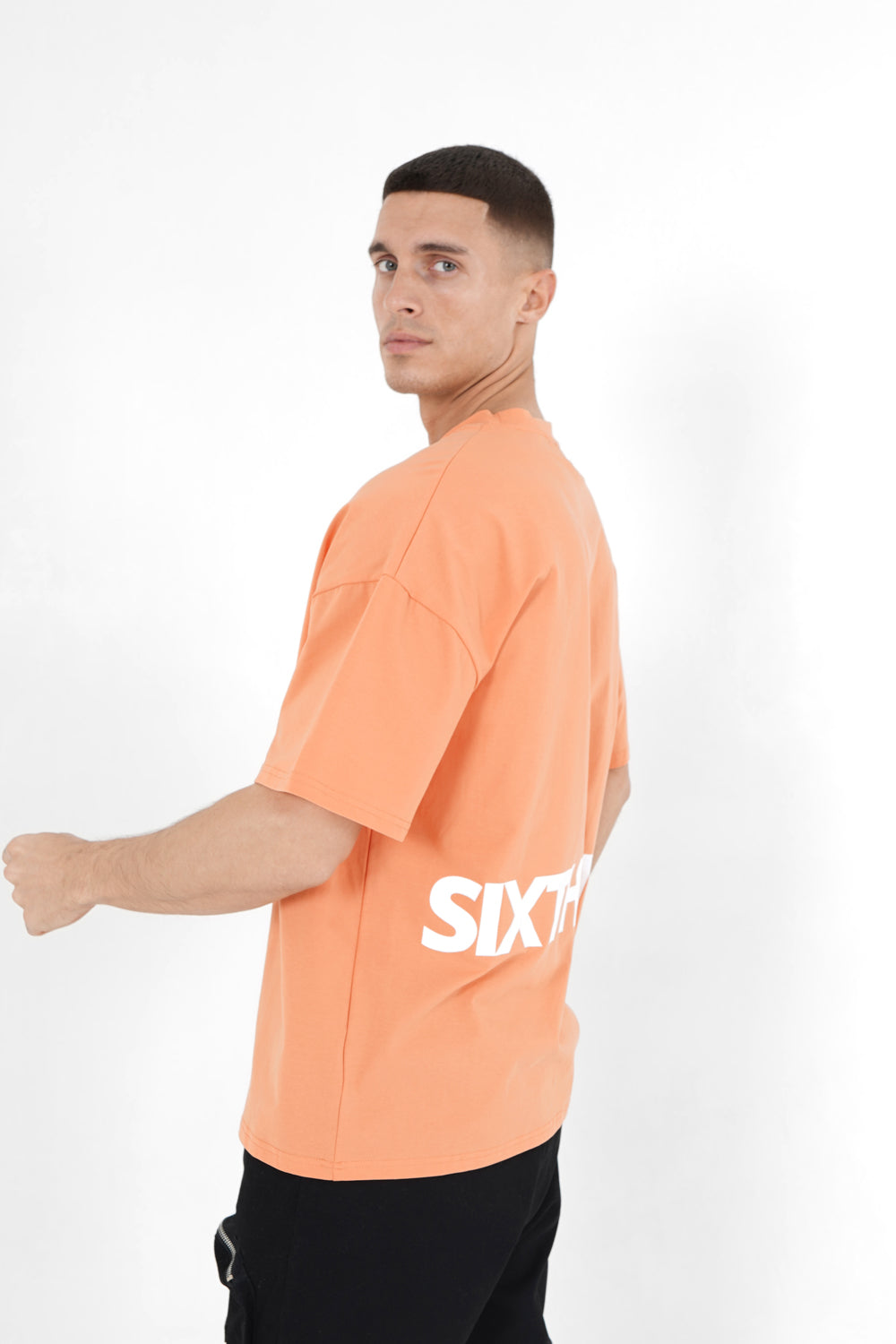 Sixth June - T-shirt grand logo Orange
