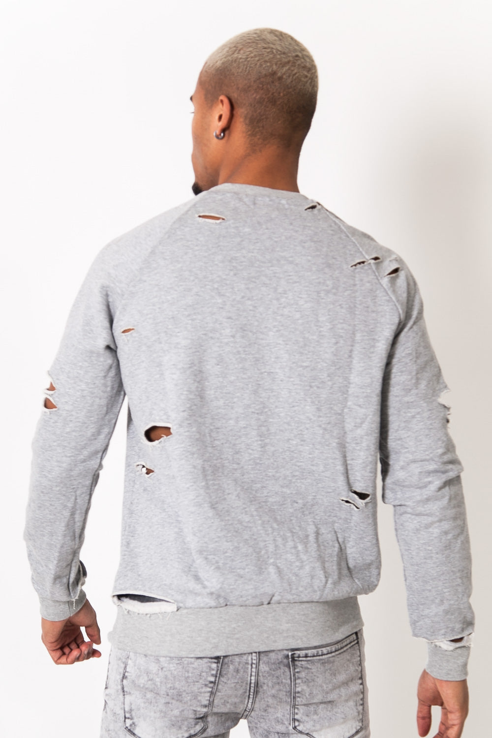 Sixth June - Sweat destroy gris 289AW