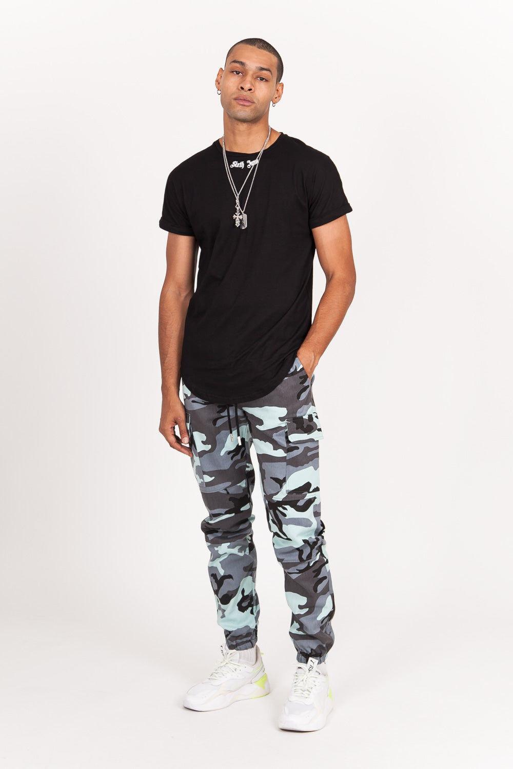 Sixth June - T-shirt gothique imprimé noir