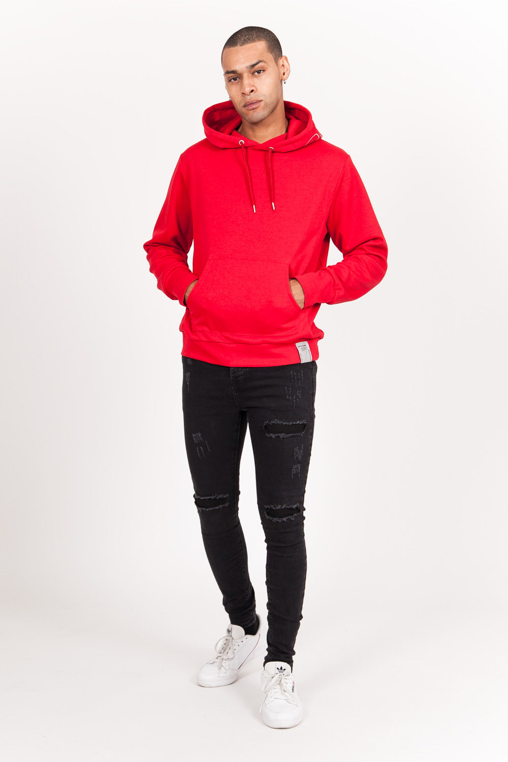 Sixth June - Sweat capuche broderie logo rouge