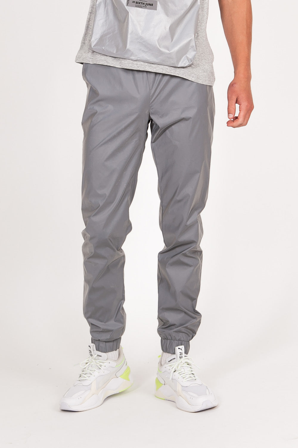 Sixth June - Jogging réfléchissant gris clair