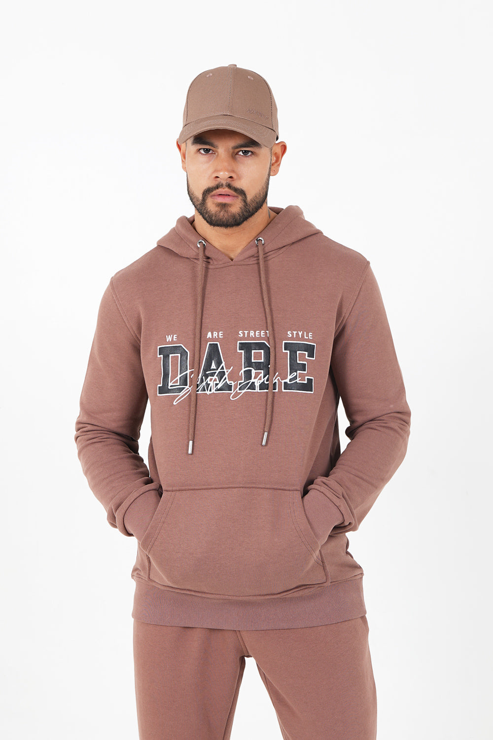 Sixth June - Sweat capuche DARE Marron