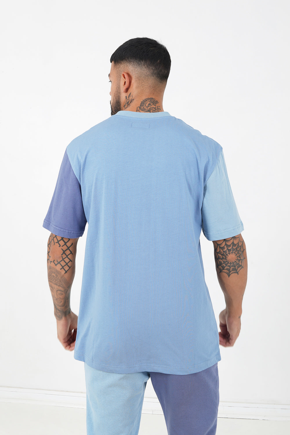 Sixth June - T-shirt tricolore logo Bleu