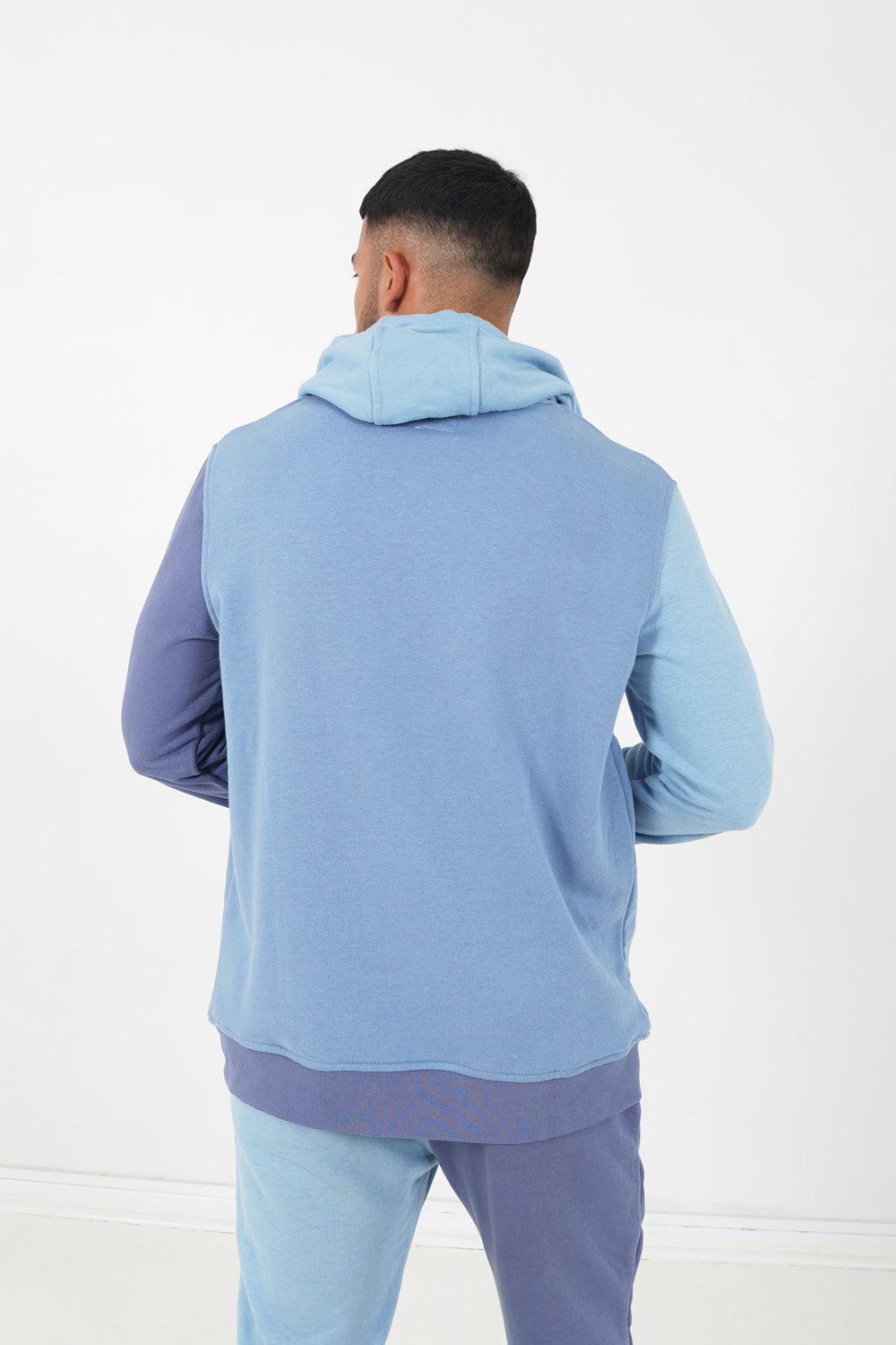 Sixth June - Sweat capuche tricolore logo Bleu