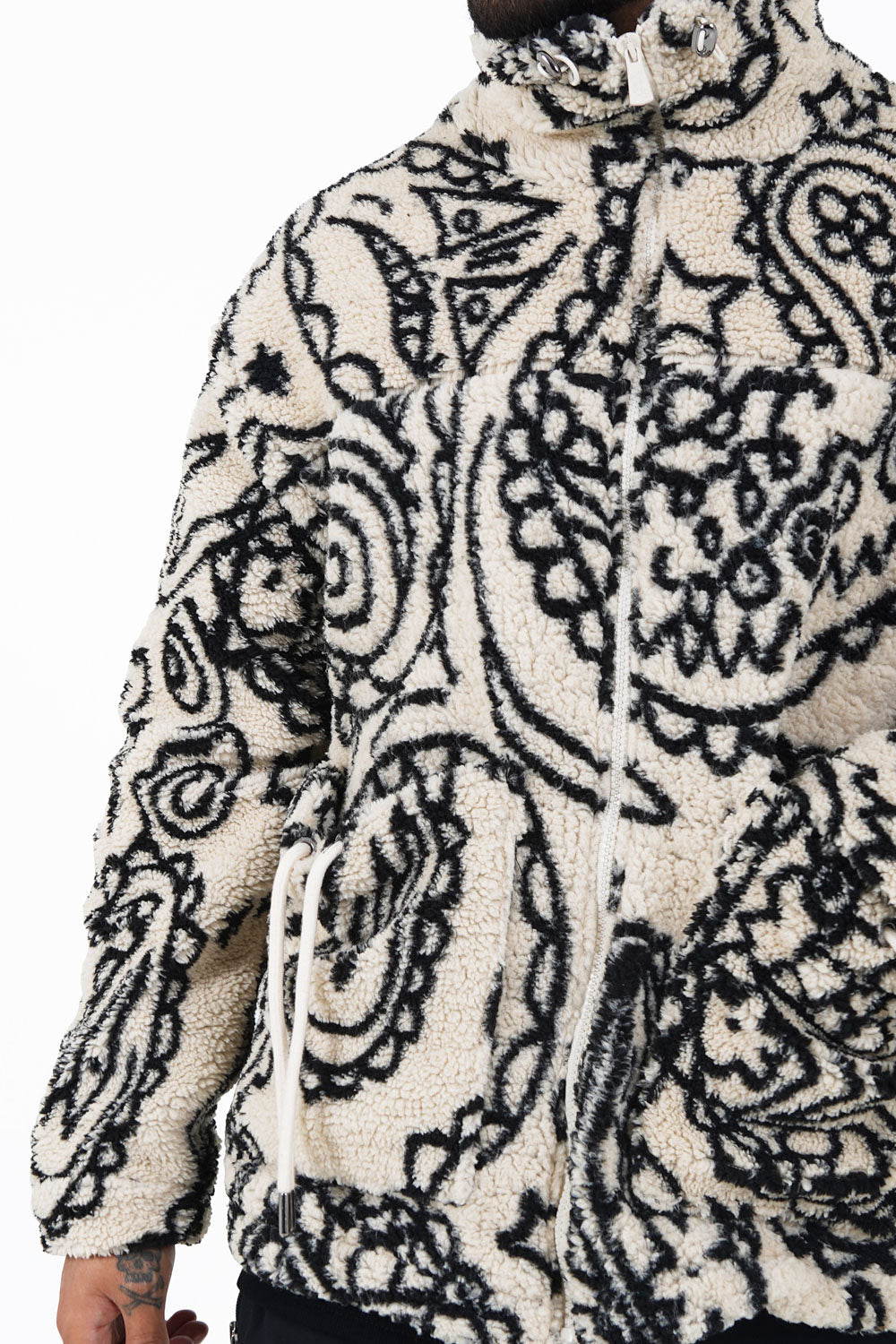 Sixth June - Veste bandana polaire Beige