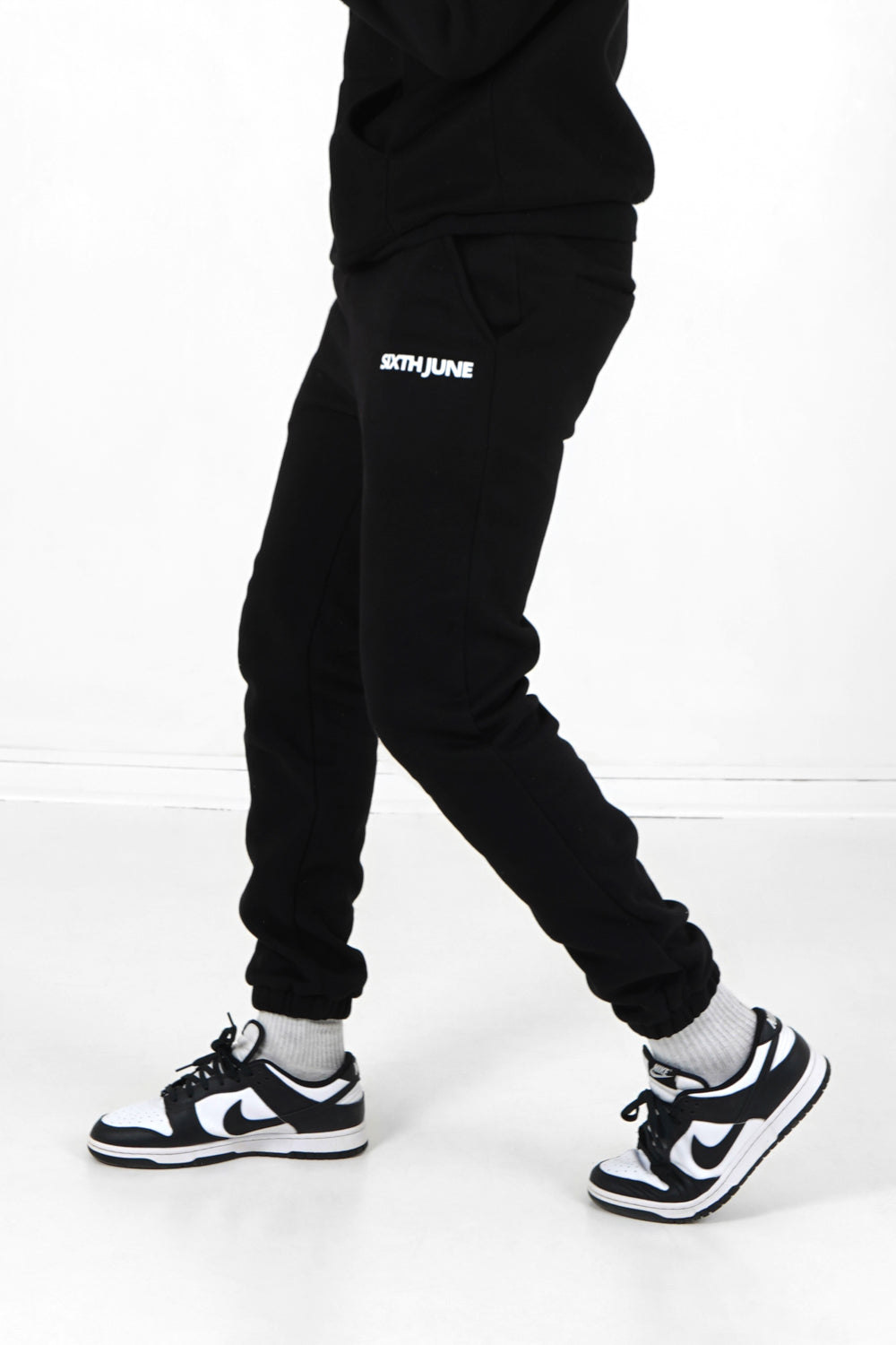 Sixth June - Jogging molletonné logo Noir