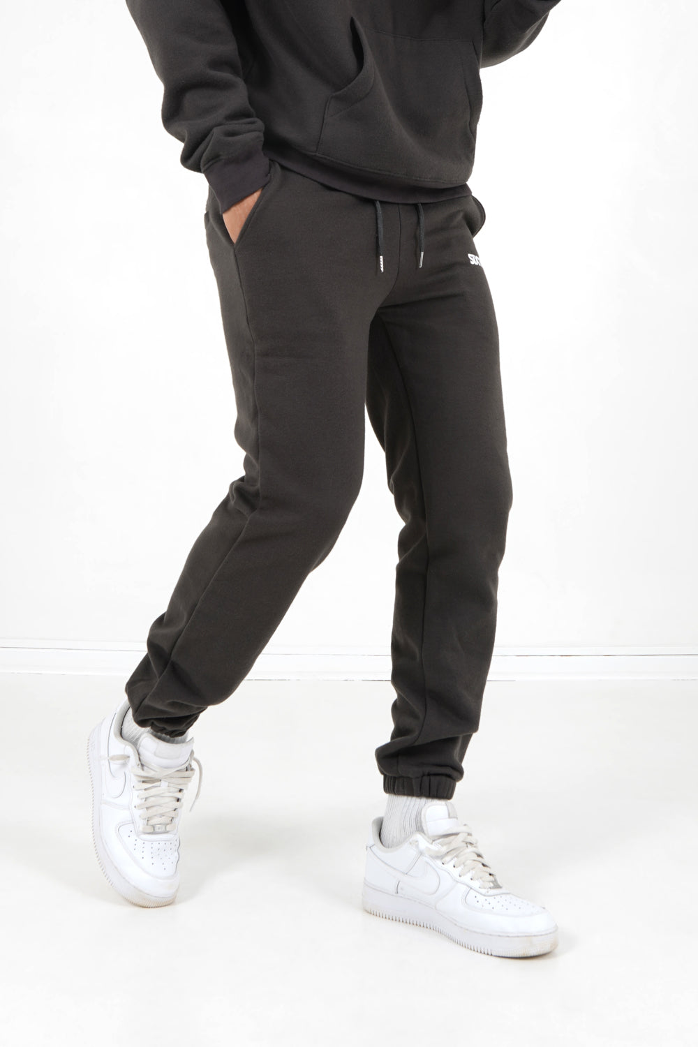 Sixth June - Jogging molletonné logo Gris foncé