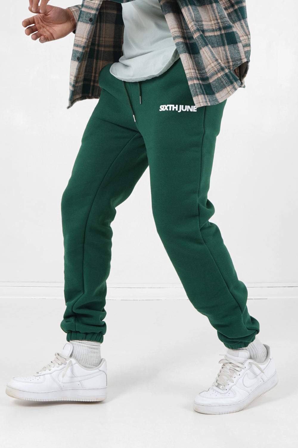 Sixth June - Jogging molletonné logo Vert foncé