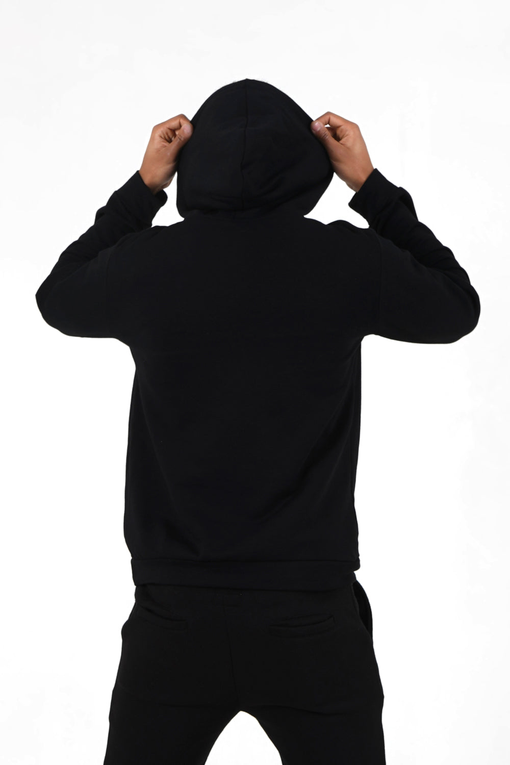 Sixth June - Sweat capuche logo patch université Noir