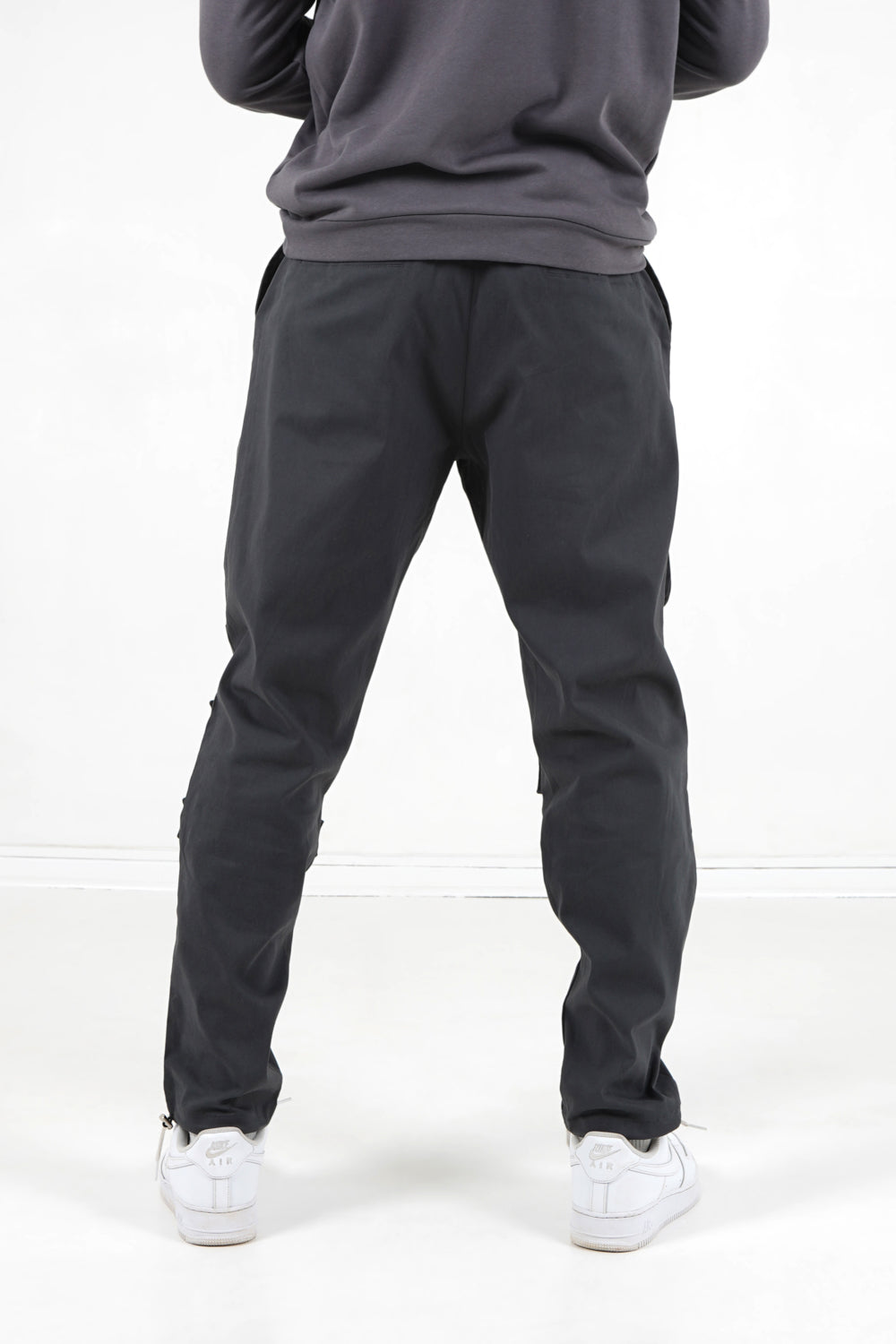 Sixth June - Pantalon cargo broderies poche Gris foncé