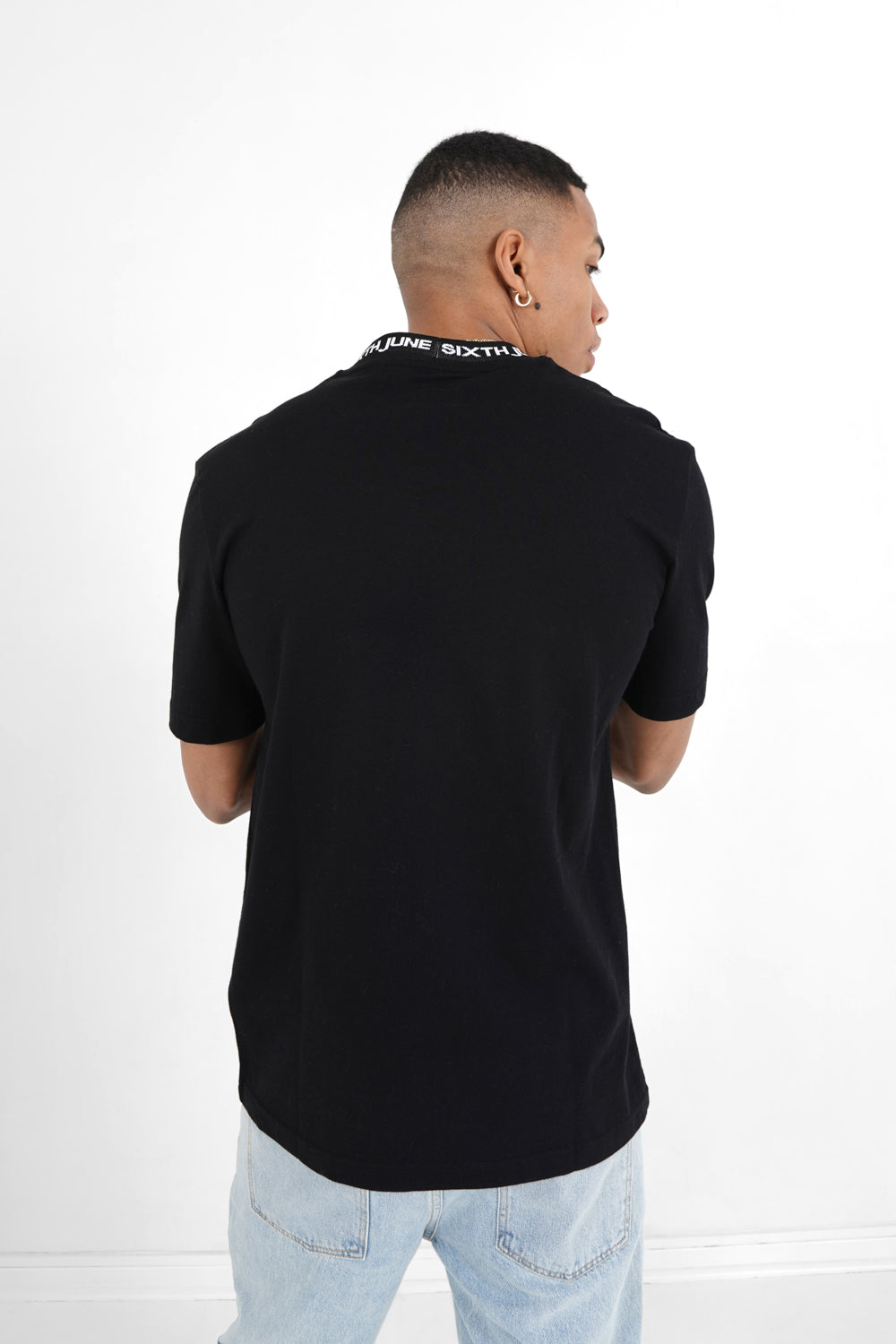 Sixth June - T-shirt col signature Noir