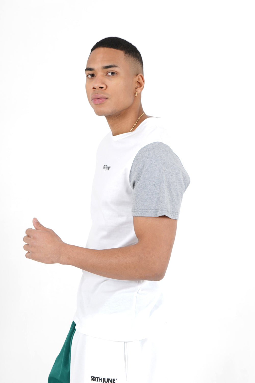 Sixth June - T-shirt tricolore imprimé Blanc