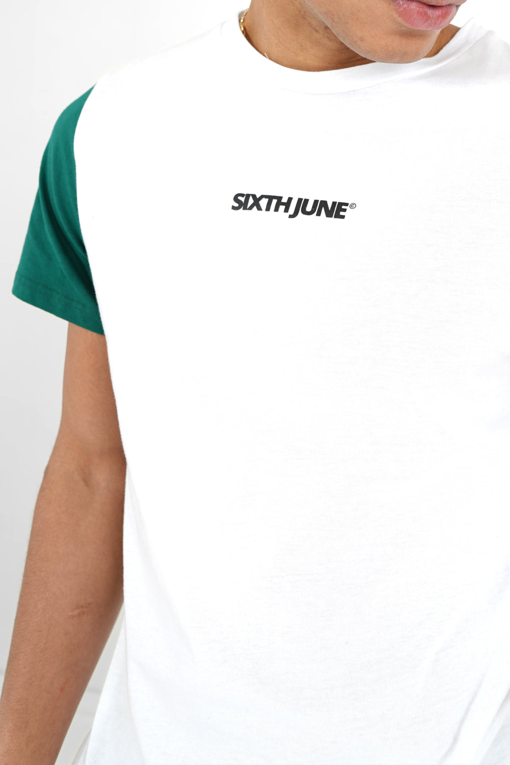 Sixth June - T-shirt tricolore imprimé Blanc