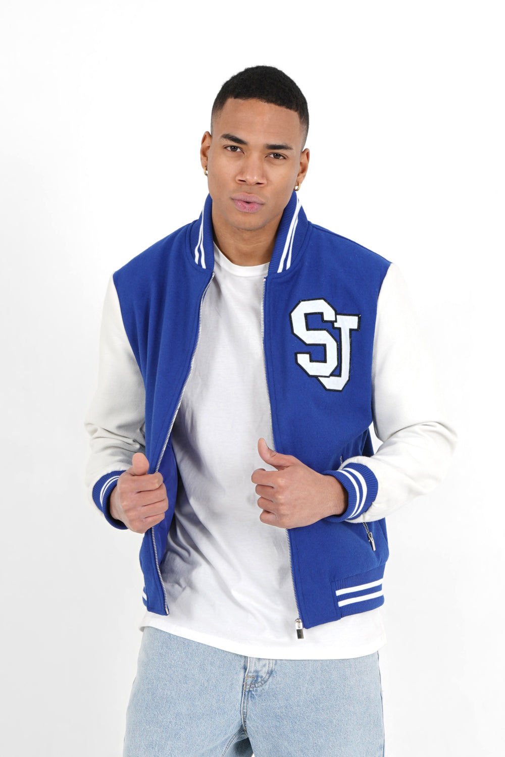 Sixth June - Veste teddy bicolore Bleu