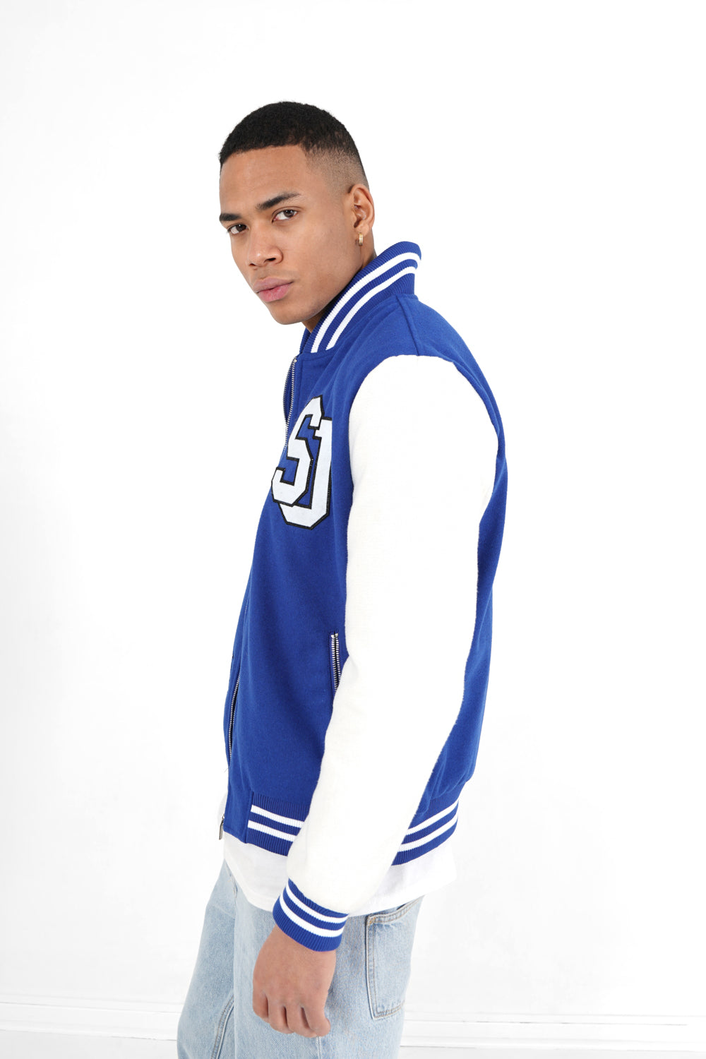 Sixth June - Veste teddy bicolore Bleu