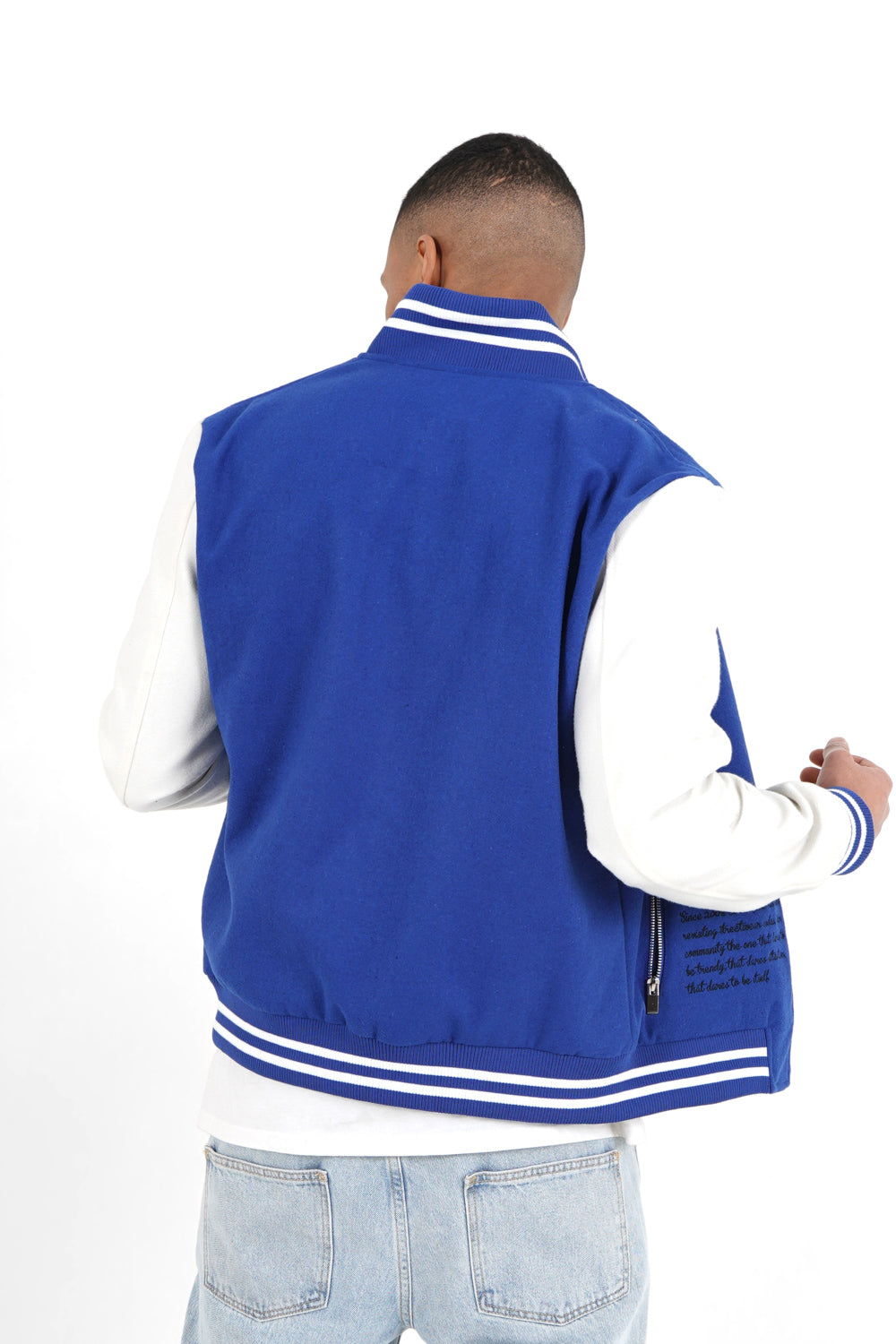 Sixth June - Veste teddy bicolore Bleu