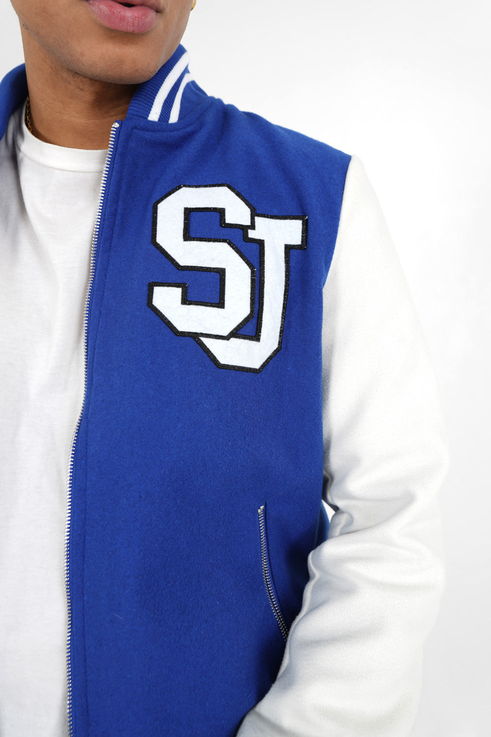 Sixth June - Veste teddy bicolore Bleu