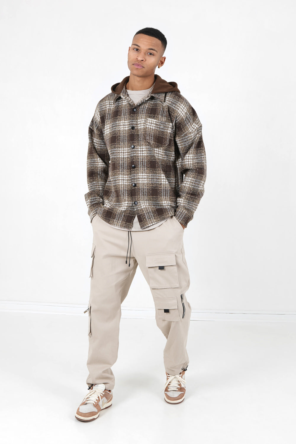 Sixth June - Surchemise tartan Marron