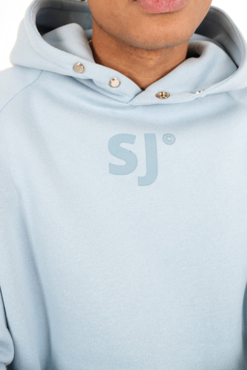 Sixth June - Sweatshirt capuche logo imprimé Bleu