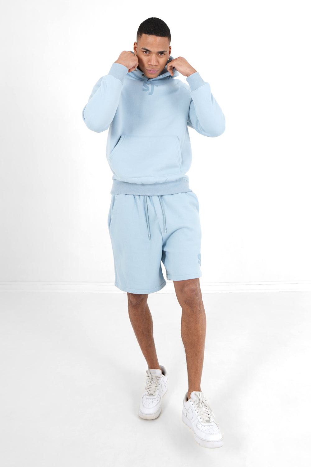 Sixth June - Short imprimé SJ Bleu