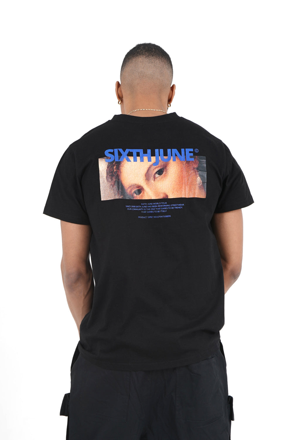 Sixth June - T-shirt regard imprimé Noir