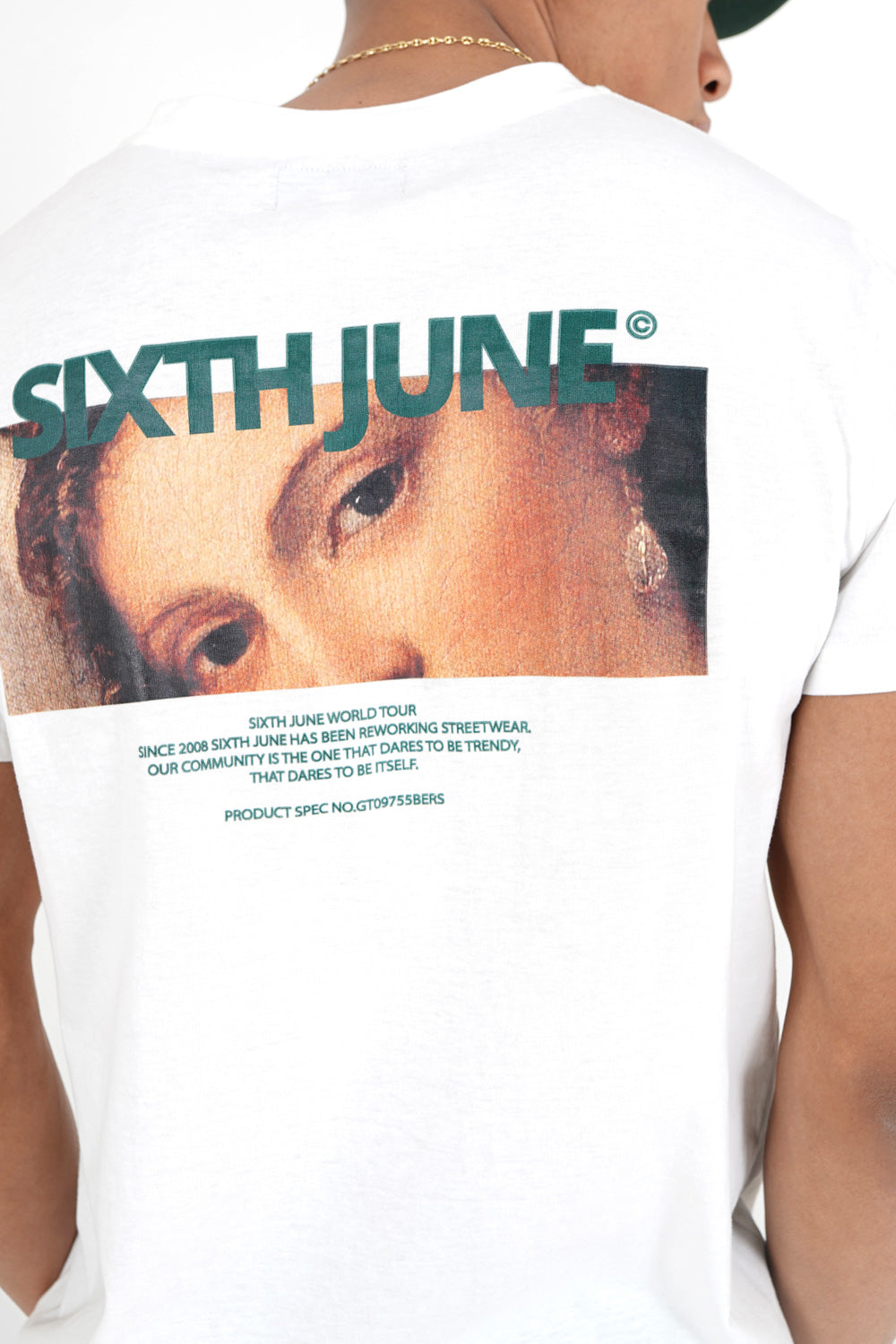 Sixth June - T-shirt regard imprimé Blanc